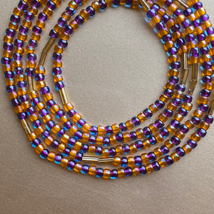 Custom Self-tie waist beads (55+ inches)